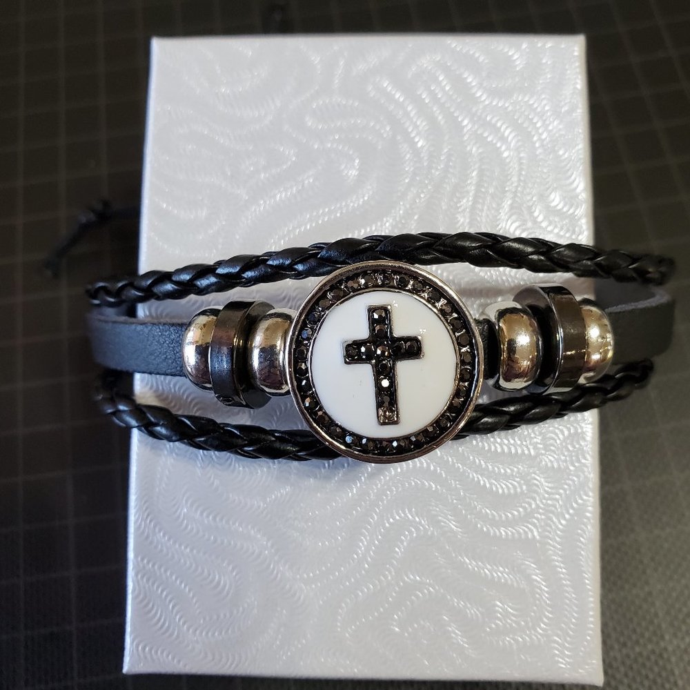 Ginger Snap/Interchangeable Button Snap Bracelet,… - image 1